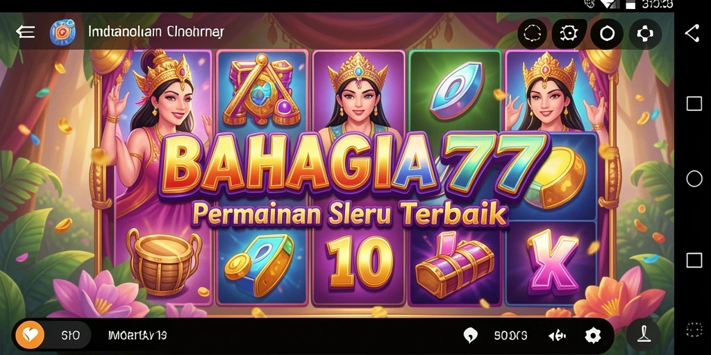 Tampilan menarik dari gameplay BAHAGIA777 di slot.