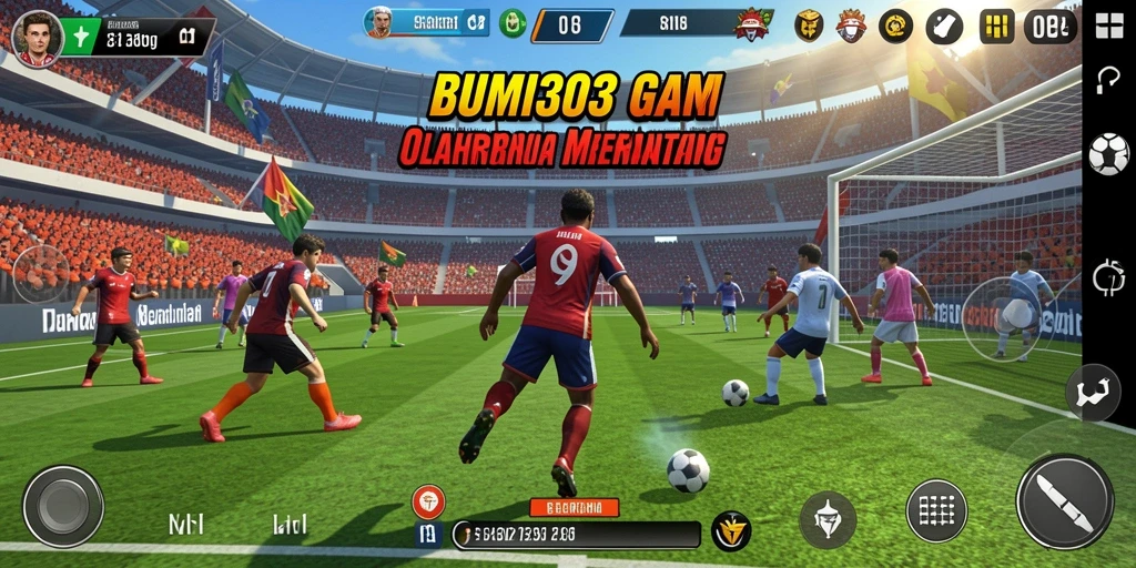 Tampilan gameplay <strong>BUMI303</strong> yang dinamis dan menghibur.