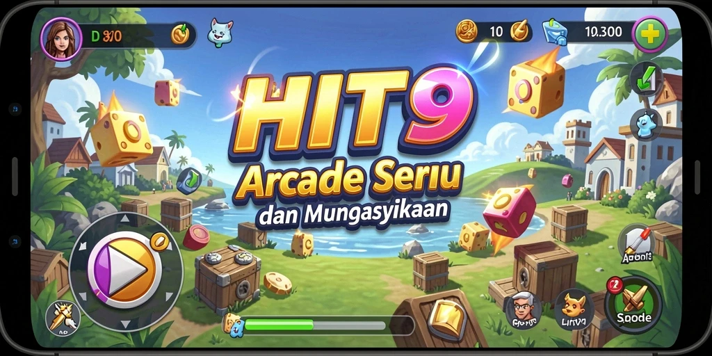 Screenshot utama HIT9 menampilkan gameplay seru dan grafis yang menarik.