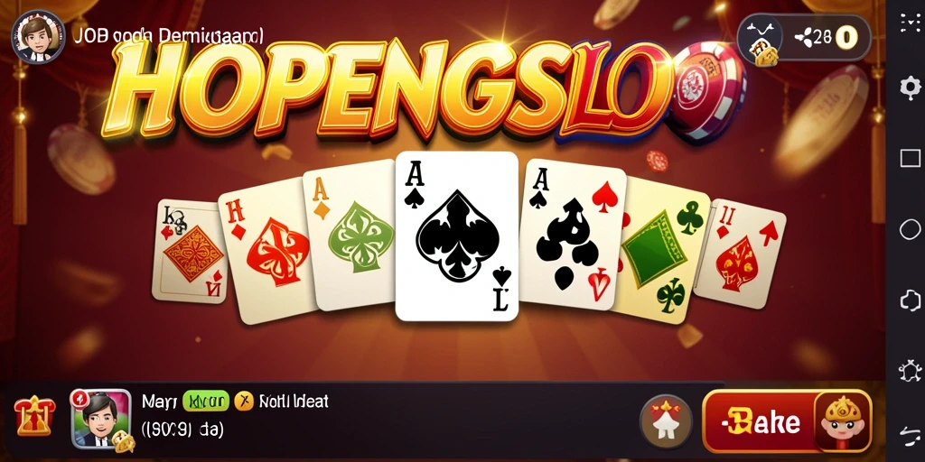 Tangkapan layar gameplay HOPENGSLOT dengan domino yang seru dan interaktif.