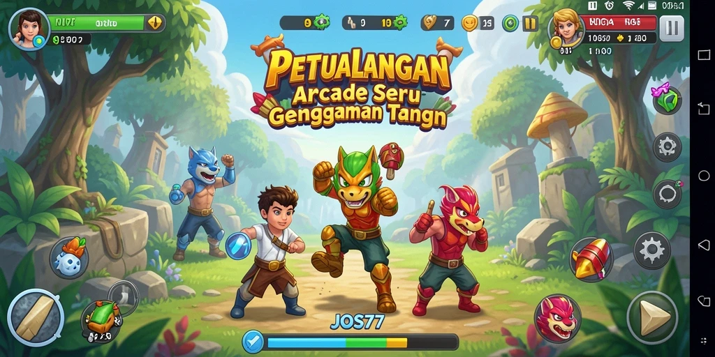 Gameplay seru JOS77 dengan berbagai rintangan yang menantang.