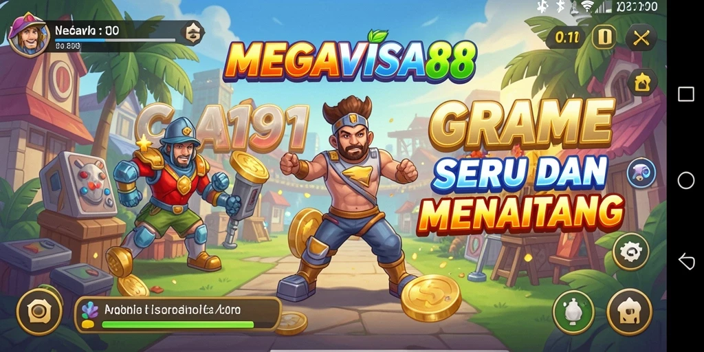 Tampilan gameplay seru dari MEGAVISA88 dengan berbagai tantangan menarik.