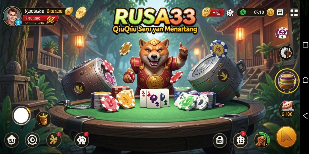 Tampilan gameplay QiuQiu di RUSA33 yang menarik dan interaktif.