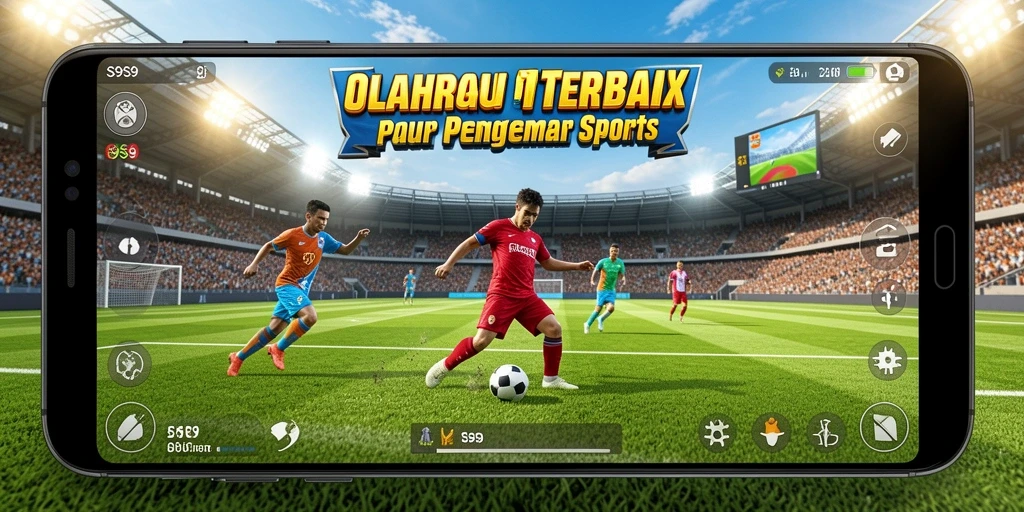 Tangkapan layar menunjukkan aksi seru dalam permainan olahraga S9S9.